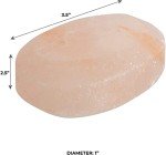 Himalayan Pink Salt Massage Stone - Oval Design