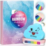 Rainbow Cloud Bath Bombs - 2 Extra Large Fizzies