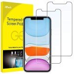 JETech Screen Protector for iPhone 11 and iPhone XR 6.1-Inch, Tempered Glass Film, 2-Pack