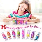 Cute Candy-Shaped Lip Gloss Set for Kids