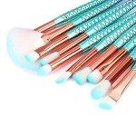Colorful 11PCS Mermaid Makeup Brush Set