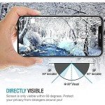 [2 Pack] Privacy Screen Protector for iPhone 11/XR, YMHML Tempered Glass Anti-Spy Bubble Free Case Friendly Easy Installation Film for iPhone 11/XR 6.1 Inch