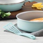 Light Blue Nylon Cooking Utensils – 2 Piece Set
