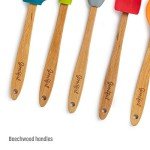Colorful Mini Silicone and Wood Kitchen Utensil Set