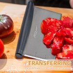 Stainless Steel Bench Scraper for Baking and Cooking