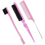 3 Pack Hair Brush Set for Smooth Styles
