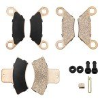 Front Rear Brake Pads Sintered for Polaris Sportsman 335 400 500 Magnum 325 500 Trail Boss 325 330 Trail Blazer 250 400 Scrambler 400 500 Xplorer 250 400 Xpedition 325 425