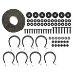 PIT66 Hard Top Roof Compatible with Polaris Ranger 570 Full Size Round Roll Cage Tubing Models Only 2016-2020/800 Full Size NO Mid Size 2009-2014 V000088-11056Q, V000088-11056T, 326758, 457-0215