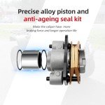 1436-423 1436-422 Front Left Right Brake Calipers W/Pads for Arctic Cat ATV 250 300 350 400 400 FIS 425 450 500 500 FIS 550 650 700 1000 Thunder Cat Side by Side Wildcat Trail 700 Wildcat 1000 X 1000