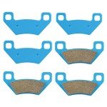 Youxmoto Ceramic Brake Pads Fit for ARCTIC CAT 250 300 350 4x4 366 Auto 400 425i 450i /500 550 650 / for Thundercat 1000 Wildcat, Front and Rear Brake Pads Fit for KYMCO Maxxer 375/ MXU375 450i