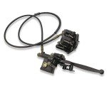 Rear Hand Hydraulic Disc Brake Left Hydraulic Brake Master Caliper Assembly Compatible for Chinese Taotao Roketa Sunl 50cc 90cc 110ccc 125cc Go-Kart Dune Buggy Quad ATV Dirt Mini Bike Kinroad 1