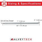 44" Steel Axle Rod for ATV and Go-Karts