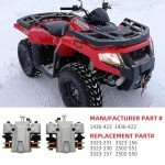 1436-423 1436-422 Front Left Right Brake Calipers W/Pads for Arctic Cat ATV 250 300 350 400 400 FIS 425 450 500 500 FIS 550 650 700 1000 Thunder Cat Side by Side Wildcat Trail 700 Wildcat 1000 X 1000