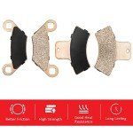 Front Rear Brake Pads Sintered for Polaris Sportsman 335 400 500 Magnum 325 500 Trail Boss 325 330 Trail Blazer 250 400 Scrambler 400 500 Xplorer 250 400 Xpedition 325 425