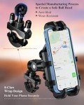 Adjustable Motorcycle Phone Holder with Vibration Dampener