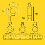 ATV UTV Light Bar Mounting Bracket Clamp Kits