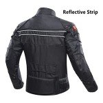Windproof Motorcycle Jacket with Full Body Armor