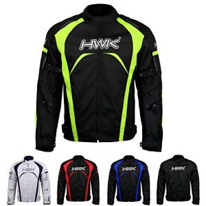 High Visibility Waterproof Motorcycle Jacket with Armor