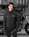 Windproof Motorcycle Jacket with Full Body Armor