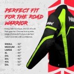 High Visibility Waterproof Motorcycle Jacket with Armor