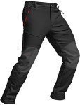 Men's Waterproof Softshell Cargo Pants for Outdoor Activities