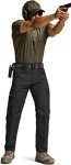 CQR Men's Black Tactical Cargo Pants, 36W x 34L