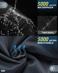 Men's Waterproof Windproof Rain Pants for Outdoors