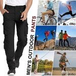Men's Tactical Camo Cargo Pants with 8 Pockets