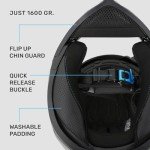 Modular Motorcycle Helmet with Dual Visor for Adults