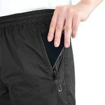 Men's Waterproof Windproof Rain Pants for Outdoors