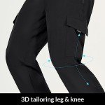 BALEAF Men's Waterproof Quick-Dry Cargo Pants - Black