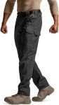 CQR Tactical Water Resistant Cargo Pants - Black