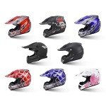 OUMURS Adjustable Adult ATV Dirt Bike Helmet Set