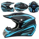 DOT Certified Full Face Motocross Helmet Set
