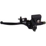 Poweka New 50cc 70cc 90cc 110cc 125cc 150cc 200cc 250cc Kids ATV Dirt Bike Left Hand Hydraulic Brake Master Cylinder with Handle Lever