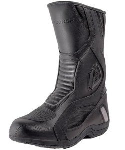KRONOX Men's Armored Black Motorcycle Ankle Boots