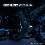 KRONOX Men's Armored Black Motorcycle Ankle Boots