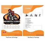 Full Finger Touchscreen ATV Motorcycle Gloves - Black