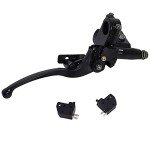 Poweka New 50cc 70cc 90cc 110cc 125cc 150cc 200cc 250cc Kids ATV Dirt Bike Left Hand Hydraulic Brake Master Cylinder with Handle Lever