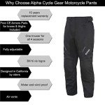 Men's Waterproof Motocross Overpants with CE Armor