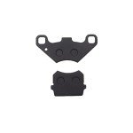 2 Pairs Brake Pads Compatible with 50cc 70cc 90cc 110cc 125cc 150cc 200cc 250cc ATV Go Kart Pit Dirt Bike Mini Quad Quad Bikes Dune Buggy 4 Wheeler Sandrail Taotao SunL JCL NST Coolster