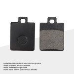 GOOFIT Disc Rear Brake Pad Set Replacement for 50cc 70cc 90cc 110cc 125cc Buggy Sunl TaoTao Dirt Pit Bike Go Kart ATV 4 Wheeler Quad