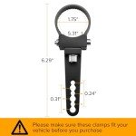 Adjustable LED Light Bar Tube Clamp Mounts