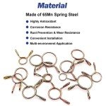 310Pcs Spring Clip Clamp Assortment Kit for ATVs