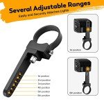 Adjustable LED Light Bar Tube Clamp Mounts