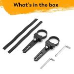 Adjustable LED Light Bar Tube Clamp Mounts