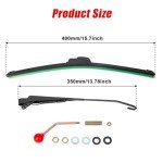 Manual Windshield Wiper Kit for UTVs - 2 Pack