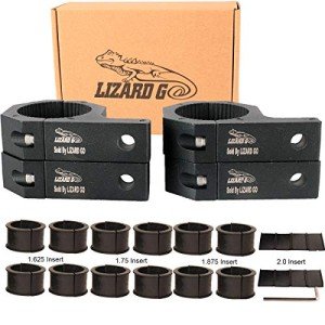 LIZARD GO Tube Clamps for ATVs - Pack of 4