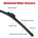 Manual Windshield Wiper Kit for UTVs - 2 Pack