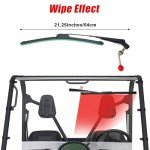 Manual Windshield Wiper Kit for UTVs - 2 Pack